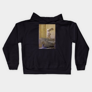 The Winged Victory of Samothrace Kids Hoodie